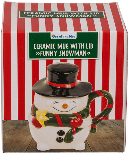 Out of the Blue Lustiger Schneemann Weihnachtlicher Becher Schneemänner 300ml