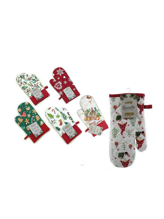 ArteLibre Christmas Oven Mitt L16xW30cm.