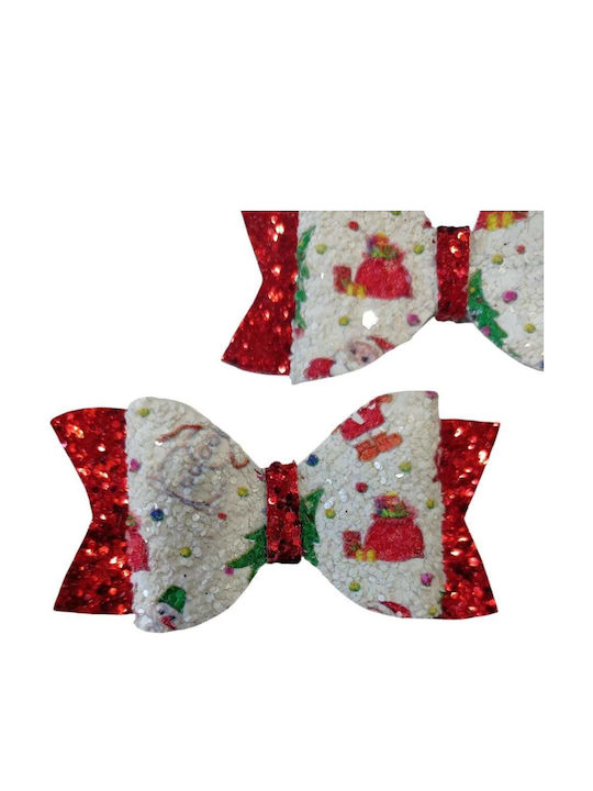 GaFashion Marshmallove Set de Agrafe pentru Copii cu Cu clemă Multicolor în Culoarea Roșu 2buc