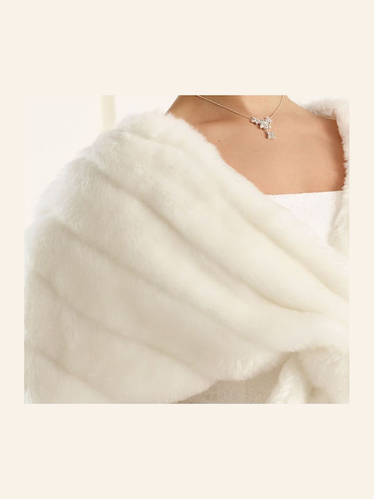 Short Women's Beige Fur