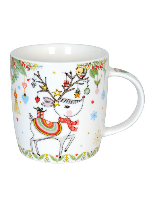 Konitz Christmas Mug Porcelain Reindeer