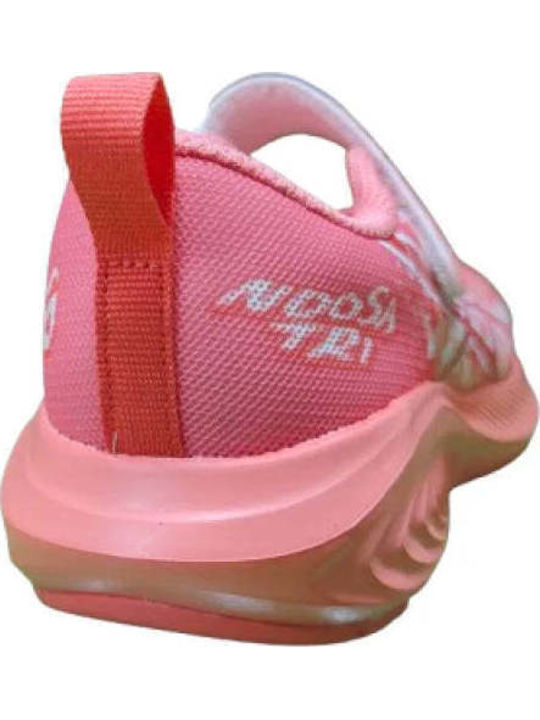 GEL-NOOSA TRI 16 PS Incaltaminte Sport Copii Alergare cu Inchidere Hoop & Loop Roz