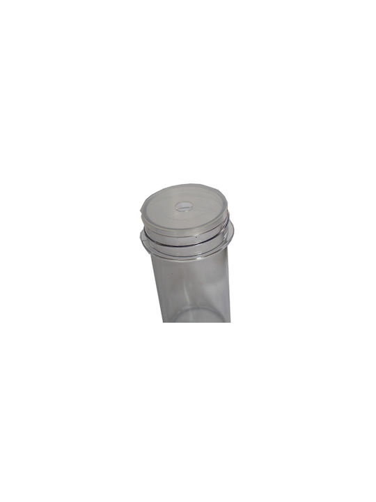 Plastic Tabletop Rotating Spice Rack Transparent