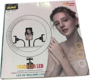 Ring Light 56cm με Τρίποδο Δαπέδου και Βάση για Κινητό