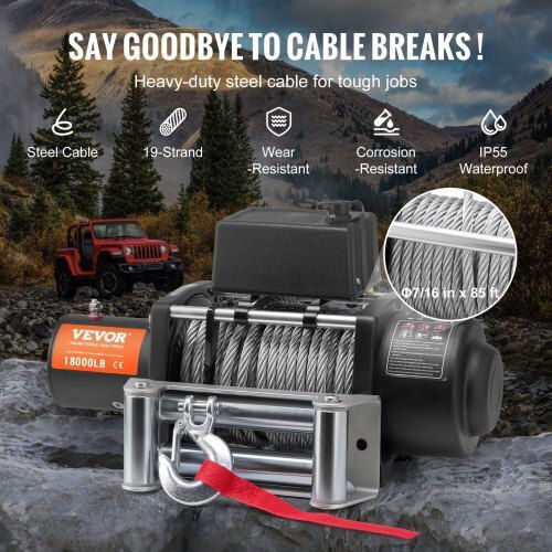 Vevor Electric 4x4 Car Winch 12V