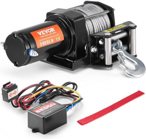 Vevor Electric 4x4 Car Winch 12V with Towing Capacity 1361kg