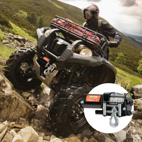 Vevor Electric 4x4 Car Winch 12V with Towing Capacity 1361kg