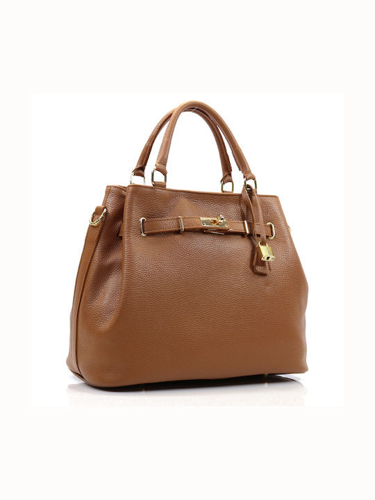 Passaggio Leather Leather Women's Bag Tote Hand Brown