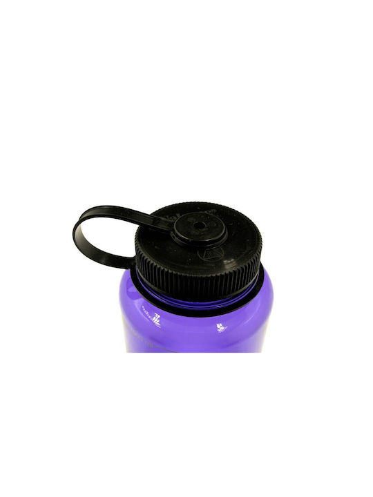 Nalgene Wide Mouth Water Bottle Bike 1000ml Purple