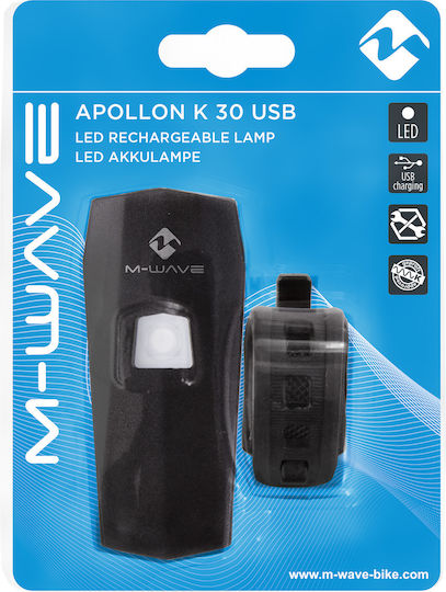 M-Wave Apollon K30 Reîncărcabil Partea din spate Lumină Bicicletă