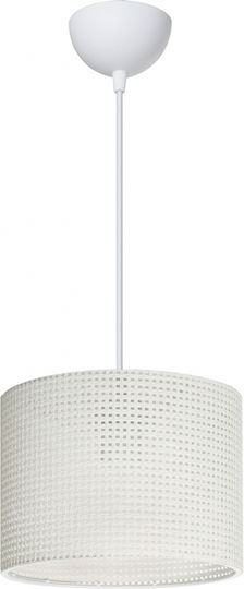 GloboStar Clairie Pendant Light White with Socket E27 22x22x93cm