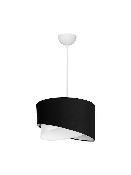 GloboStar Lili Κρεμαστό Φωτιστικό Μαύρο με Ντουί E27 38x38x95εκ.