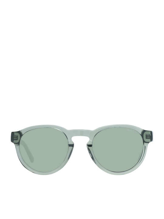 Gant Men's Sunglasses with Transparent Plastic Frame and Polarized Lens
