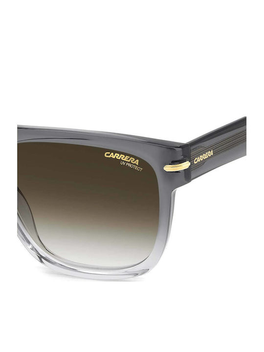 Carrera Men's Sunglasses with Gray Plastic Frame and Gray Gradient Lens 340/S FT3/9K