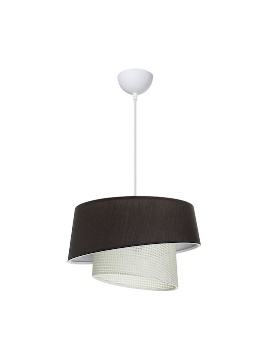 GloboStar Pendant Light Black with Socket E27 30x30x93cm