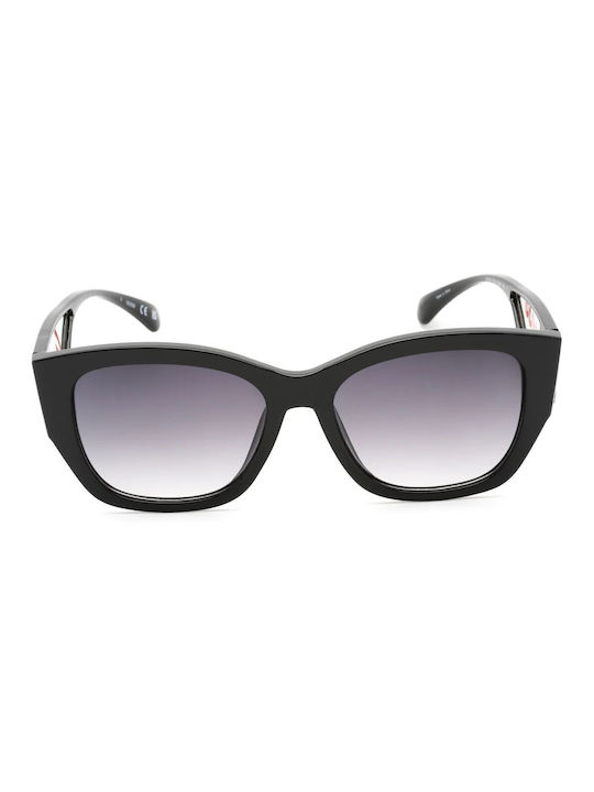 Guess Women's Sunglasses with Black Plastic Frame and Black Gradient Lens GF0403 01B