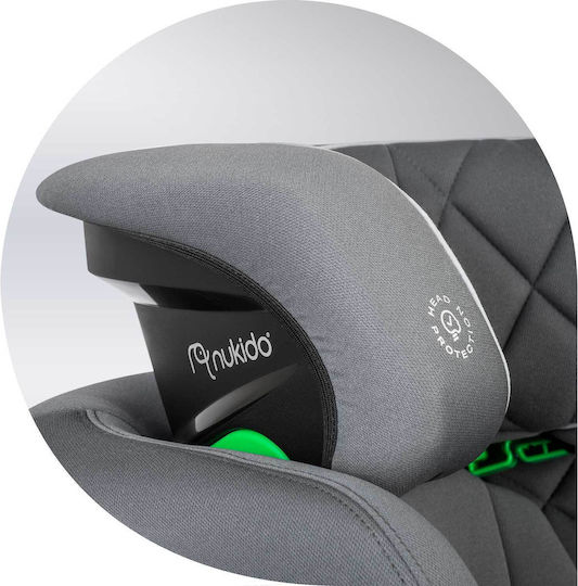Nukido Louis Καθισματάκι Αυτοκινήτου i-Size με Isofix Gray 15-36 kg