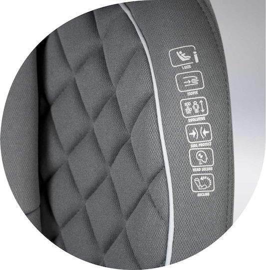 Nukido Louis Καθισματάκι Αυτοκινήτου i-Size με Isofix Gray 15-36 kg