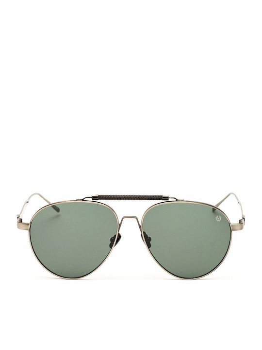 Belstaff Sunglasses Gray with Metal Frame & Green Lens Belstaff Sunglasses Gray with Metal Frame & Green Lens
