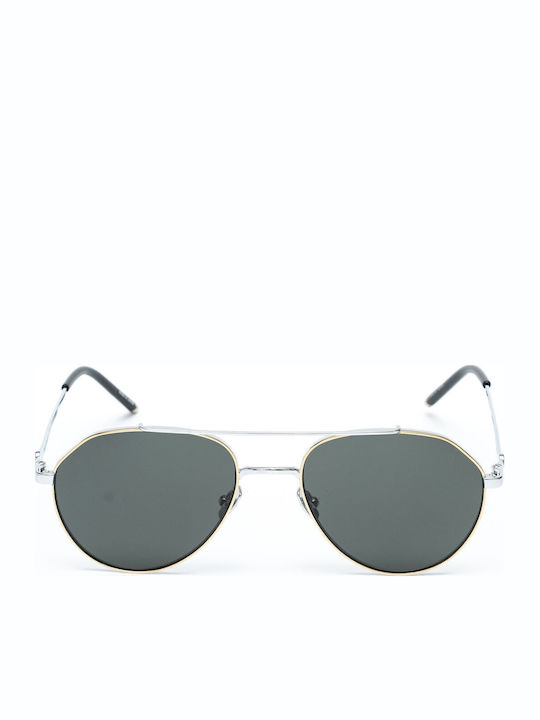Belstaff Sunglasses Silver with Metal Frame & Gray Lens Belstaff Sunglasses Silver with Metal Frame & Gray Lens