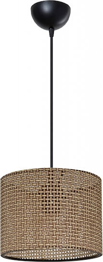 GloboStar Clairie Pendant Light Brown with Socket E27 22x22x93cm