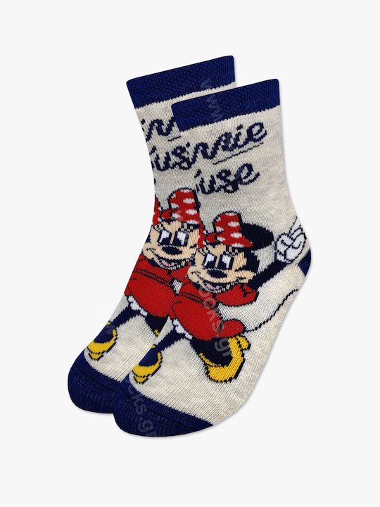 Disney Kids' Socks Non-Slip Gray