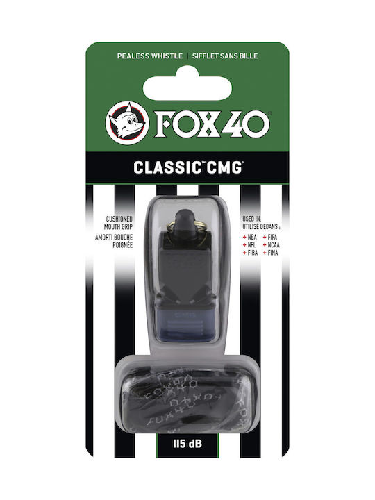 Fox 40 Classic Cmg Official Coaches Whistle with Cord