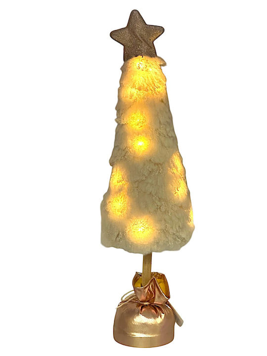 Beleuchtet Weihnachtsdekoration Baum Klassisch 44cm Weiß