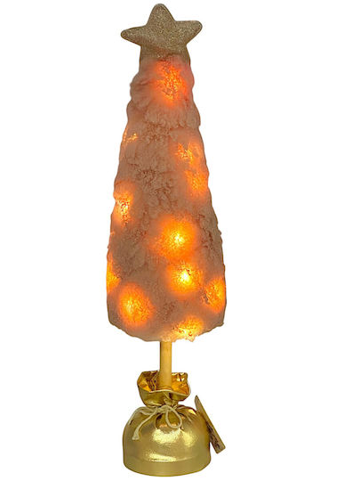 cu lumină LED Decorațiune de Crăciun Braduleț 44cm. Roz