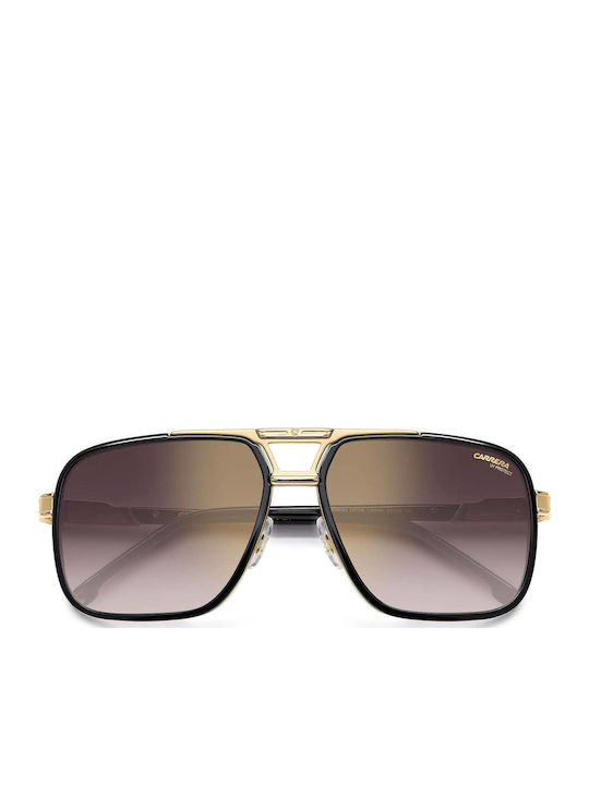 Carrera Men's Sunglasses With Black Frame And Grey Gradient Lens