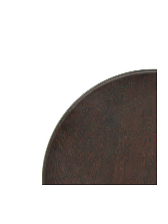 Pakketo Bello Round Table Surface made of Particleboard Wenge 60x60x2.5cm 310-000040 1pcs