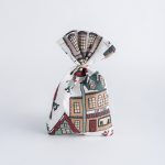 Beauty Home Beauty Home Winterdorf Stoff Weihnachtsgeschenkbeutel Mehrfarbig 12x17cm