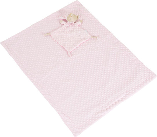 Cangaroo Blanket Nursery Swaddling Blankets Gift Set Pink & Comfort Blanket Bennie Pink 75x100cm 2pcs
