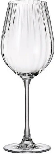 Crystal Bohemia Set of Glasses for White and Red Wine made of Crystal Stemmed 580ml 30pcs