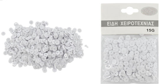 Cosmofan Πλαστική Πούλια Χειροτεχνίας Λευκή 15gr