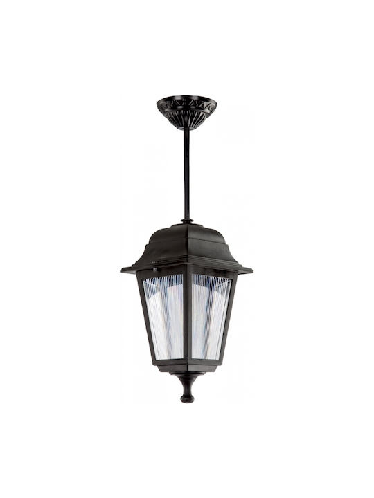 GloboStar Outdoor Hanging Ceiling Light E27 in Black Color 203-0209