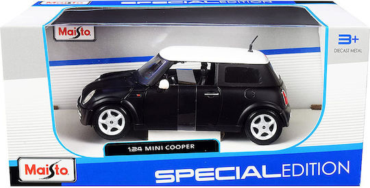 Maisto Mini Cooper Toy Car Black for 3++ Years