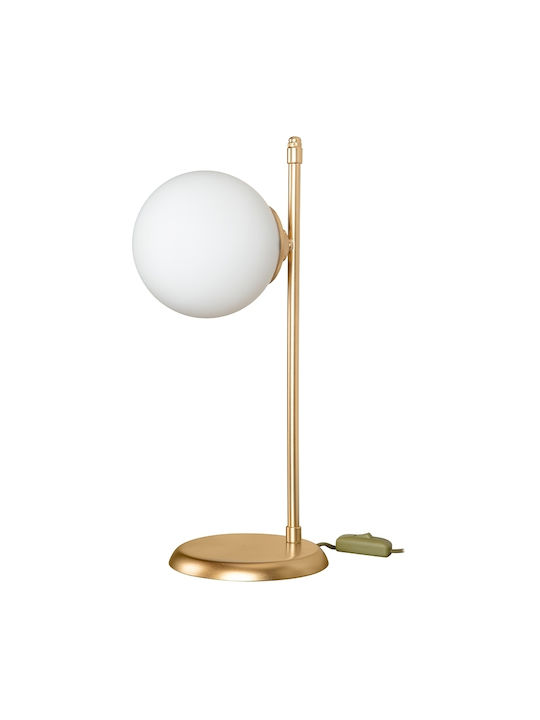 GloboStar Table Decorative Lamp with Socket for Bulb E27 Gold