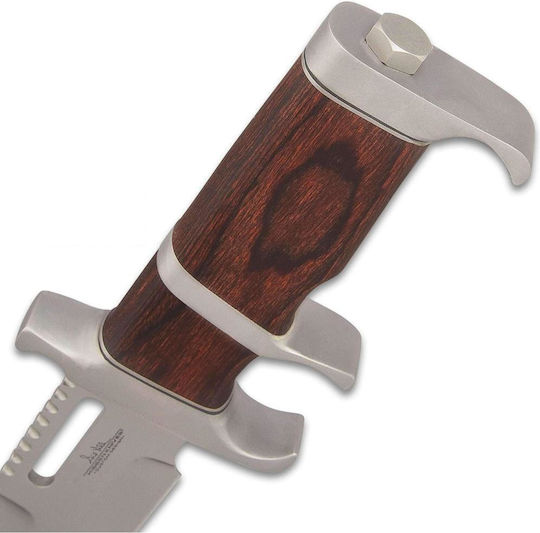 United Cutlery Gil Hibben Bloodwood Μαχαίρι Καφέ σε Δερμάτινη Θήκη