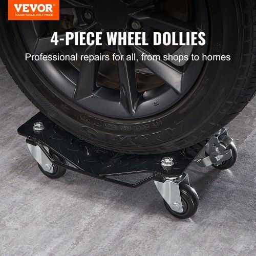 Vevor Set of 4 Heavy Duty Car Dollies 6000lb Naslsby415002sz5tv0
