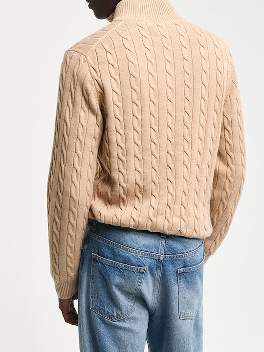 Langarm-Pullover Biege