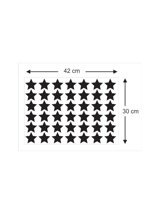 Mini Set Wall Stickers Stars White