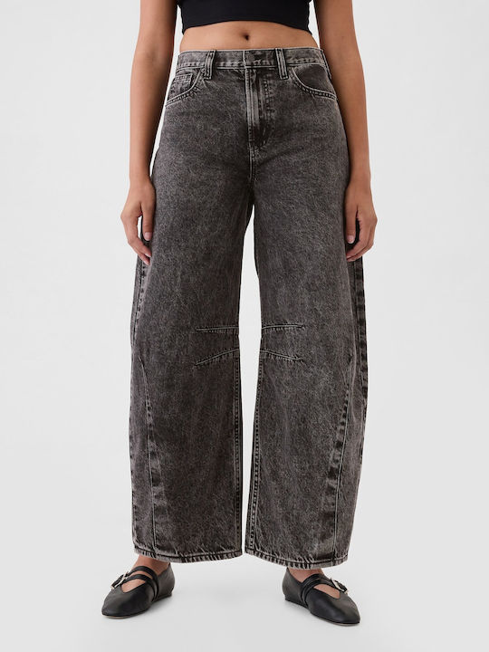 Ψηλόμεσο Γυναικείο Jean Παντελόνι Black