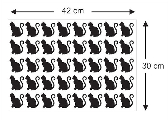 Orafol Kinder Wandsticker Katzen