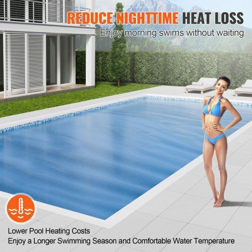 Vevor Solar Pool Cover 853.44x426.72cm 1pcs