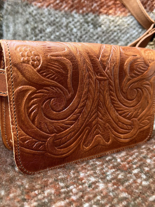 Leather Waist Bag Brown