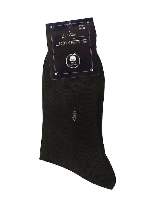 Jokers Bărbați Șosete Negre 6Pachet