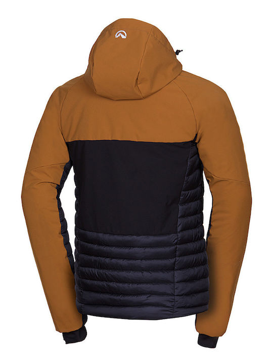 Geacă Softshell Iarna Waterproof Cu Protecție Împotriva Vântului Mustard-Negru