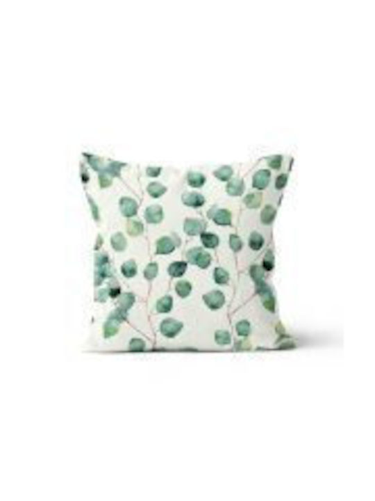 Beauty Home Sofa Cushion Eucalyptus from 100% Cotton Green 45x45cm.