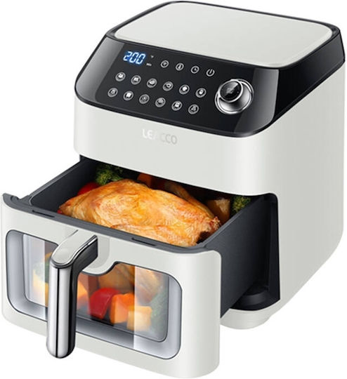Leacco Air Fryer 4.5lt Λευκό AF020